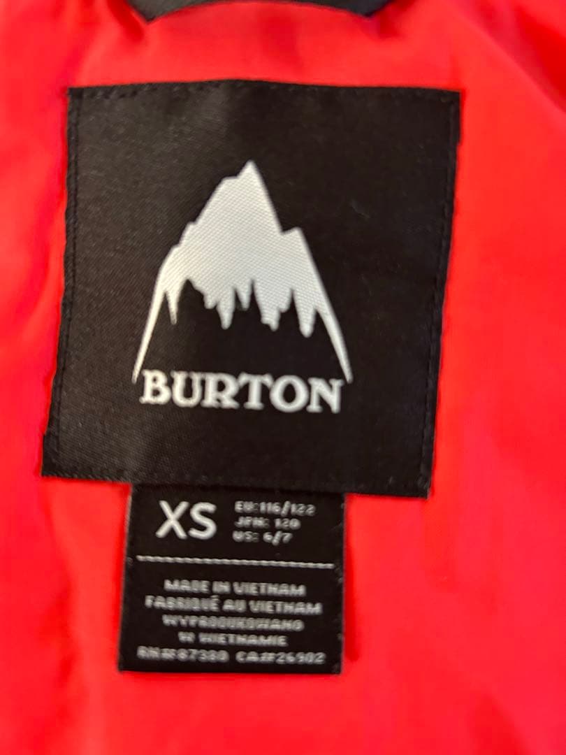 BURTON 子ども用スノーボードジャケット パンツ