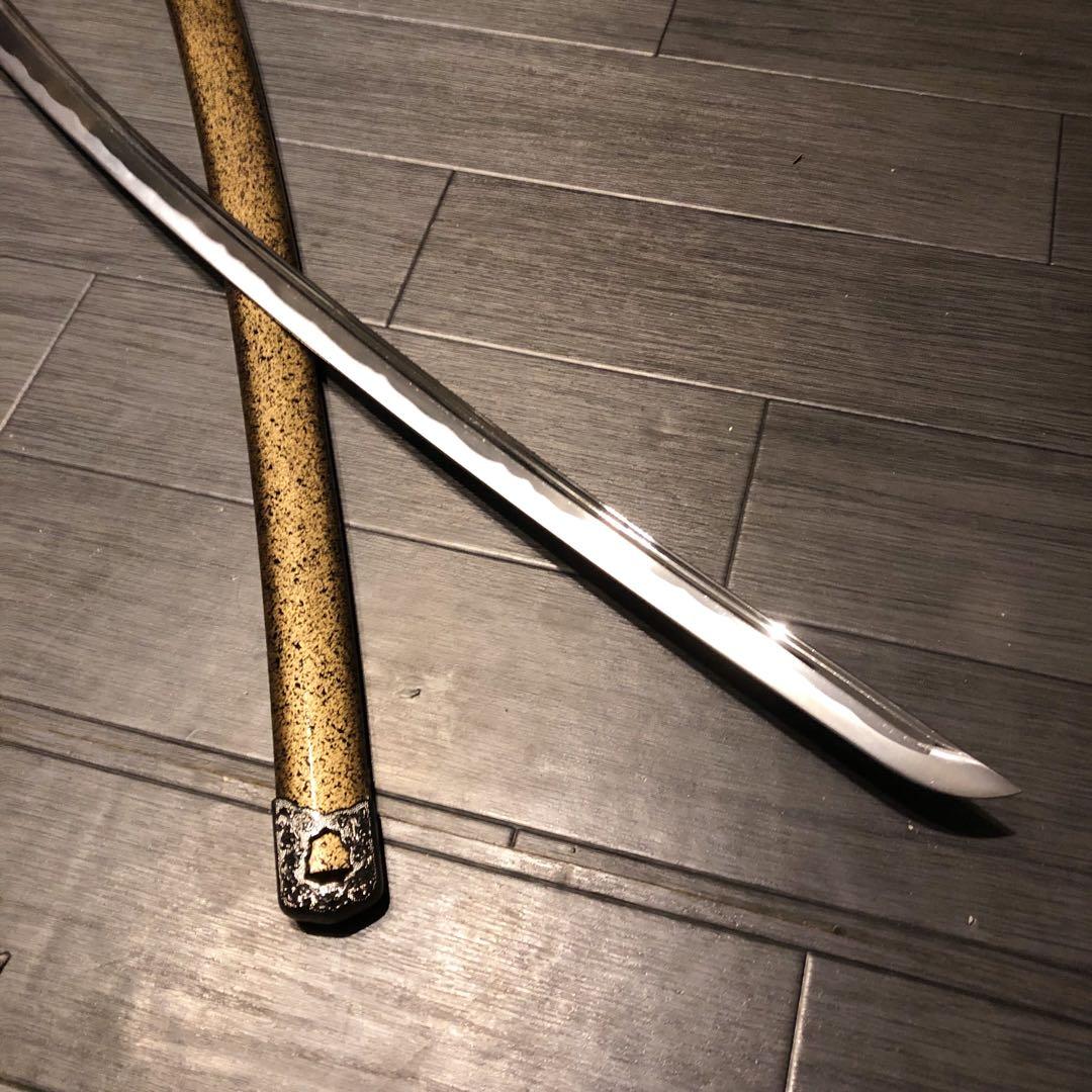 最高級模造刀　梓想庵 上杉謙信拵え 姫鶴一文字　居合刀　樋入り刀身