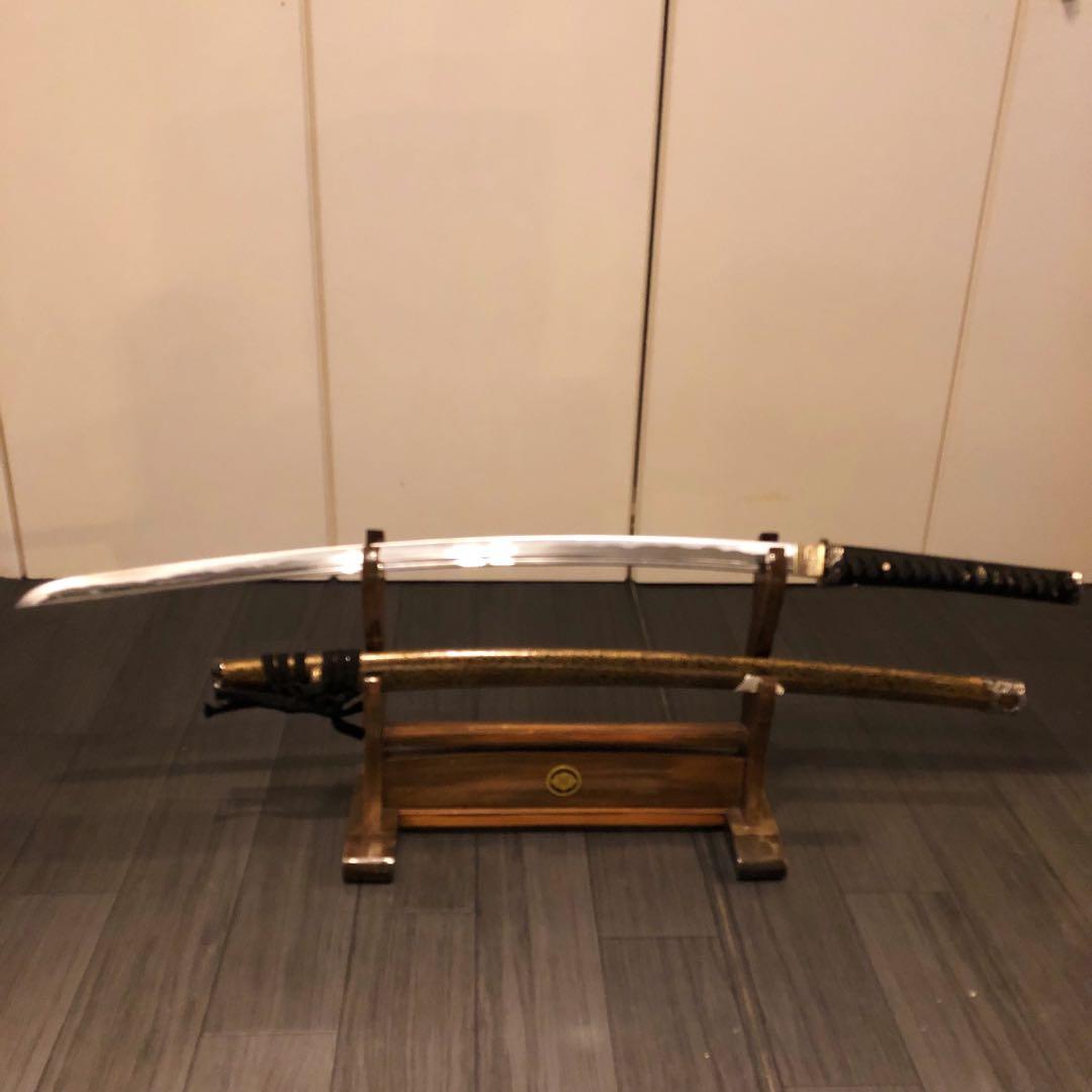 最高級模造刀　梓想庵 上杉謙信拵え 姫鶴一文字　居合刀　樋入り刀身