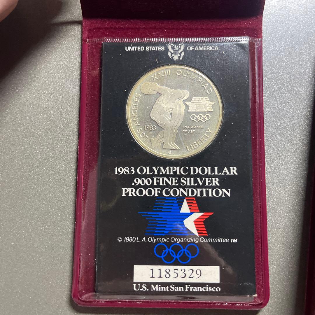 1983 Olympic Dollar 2枚セット