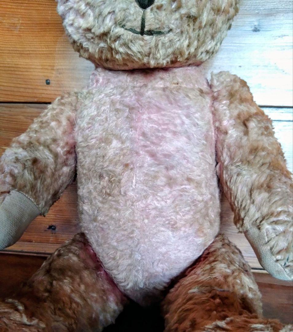ビンテージのテディベア　イギリス　ぬいぐるみ アンティーク　レア
