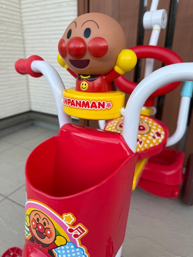 それいけ！アンパンマン オールインワンUPII 折りたたみ 三輪車　クリスマス