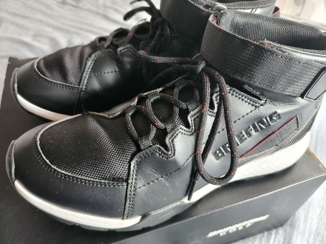 希少☆ブリーフィング×BSコラボ　ゴルフシューズ　2６cm　ハイカット　黒