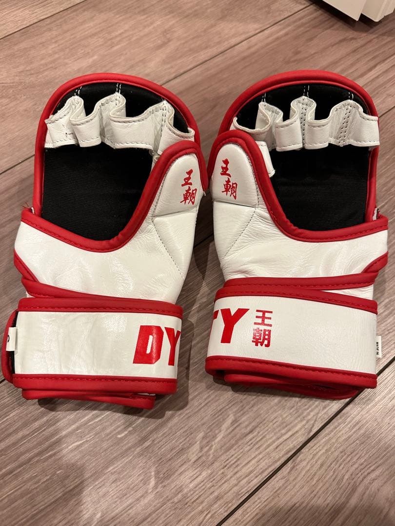 DYNASTY ボクシンググローブ S ホワイト/レッド