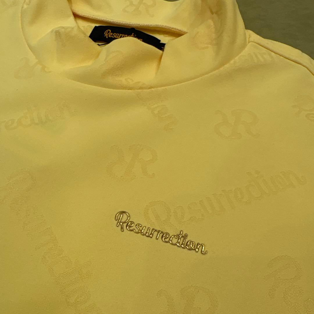 Resurrection モックネック イエロー Mサイズ シャツ