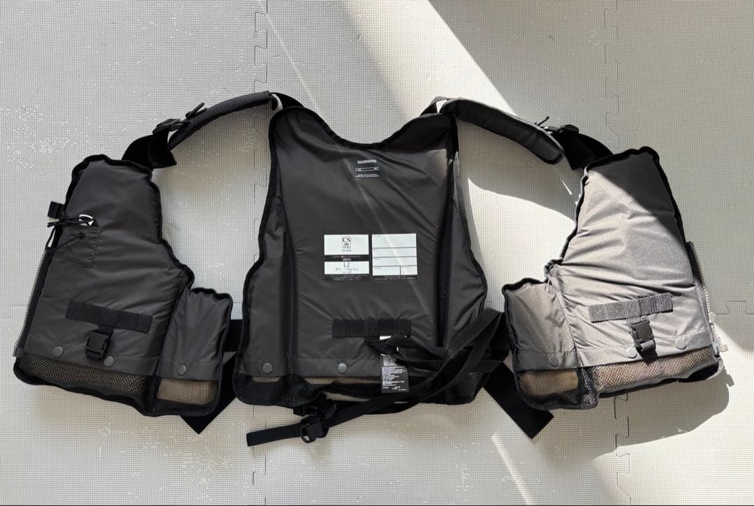 シマノ 固定式フローティングベスト ロックショアベスト VF-029U ブラック