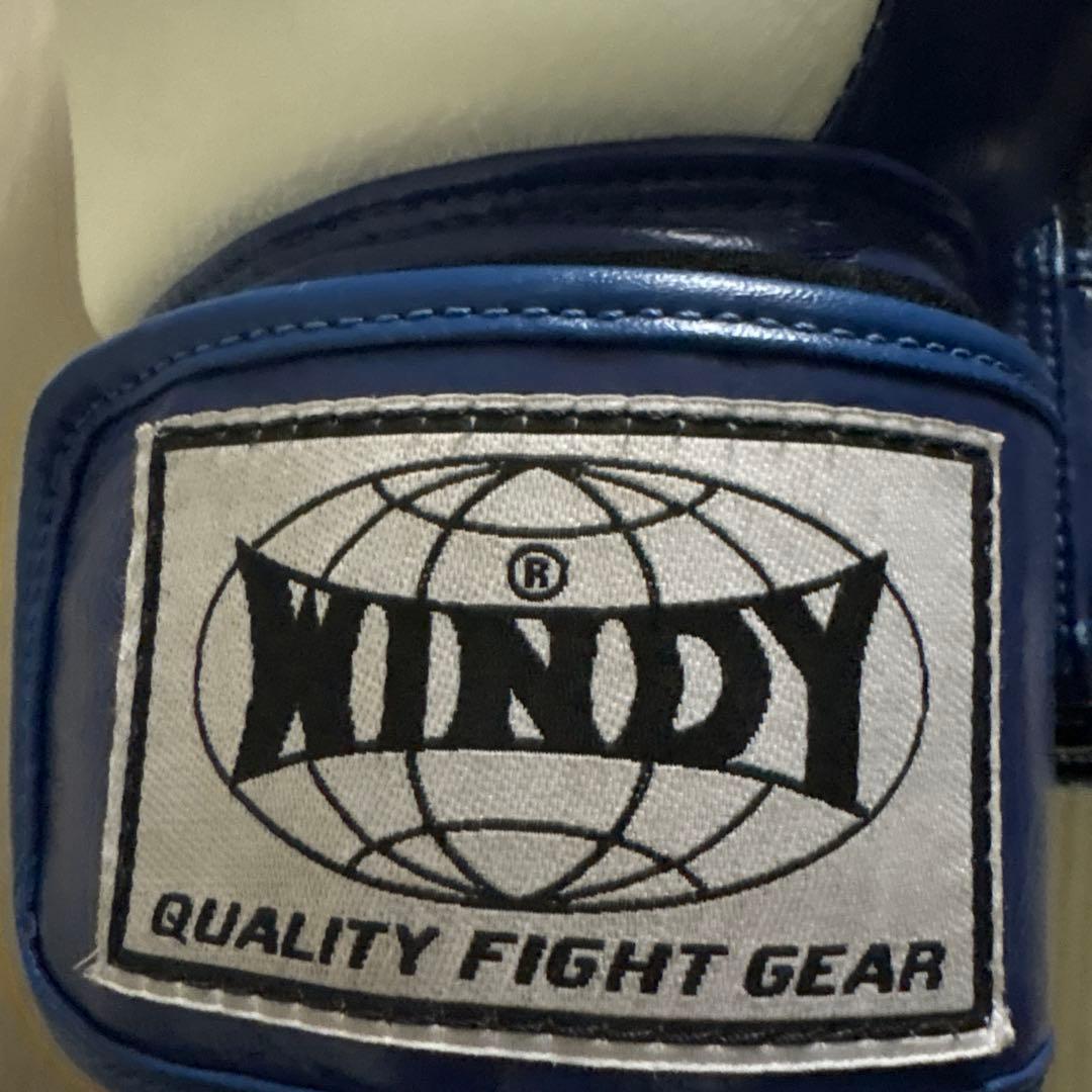 RISE ボクシンググローブ 12oz ホワイト/ブルー