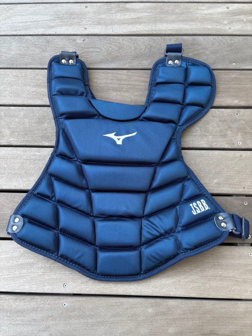 【新品未使用】ミズノ軟式用キャッチャー防具3点＋ヘルメット付き　収納袋付き