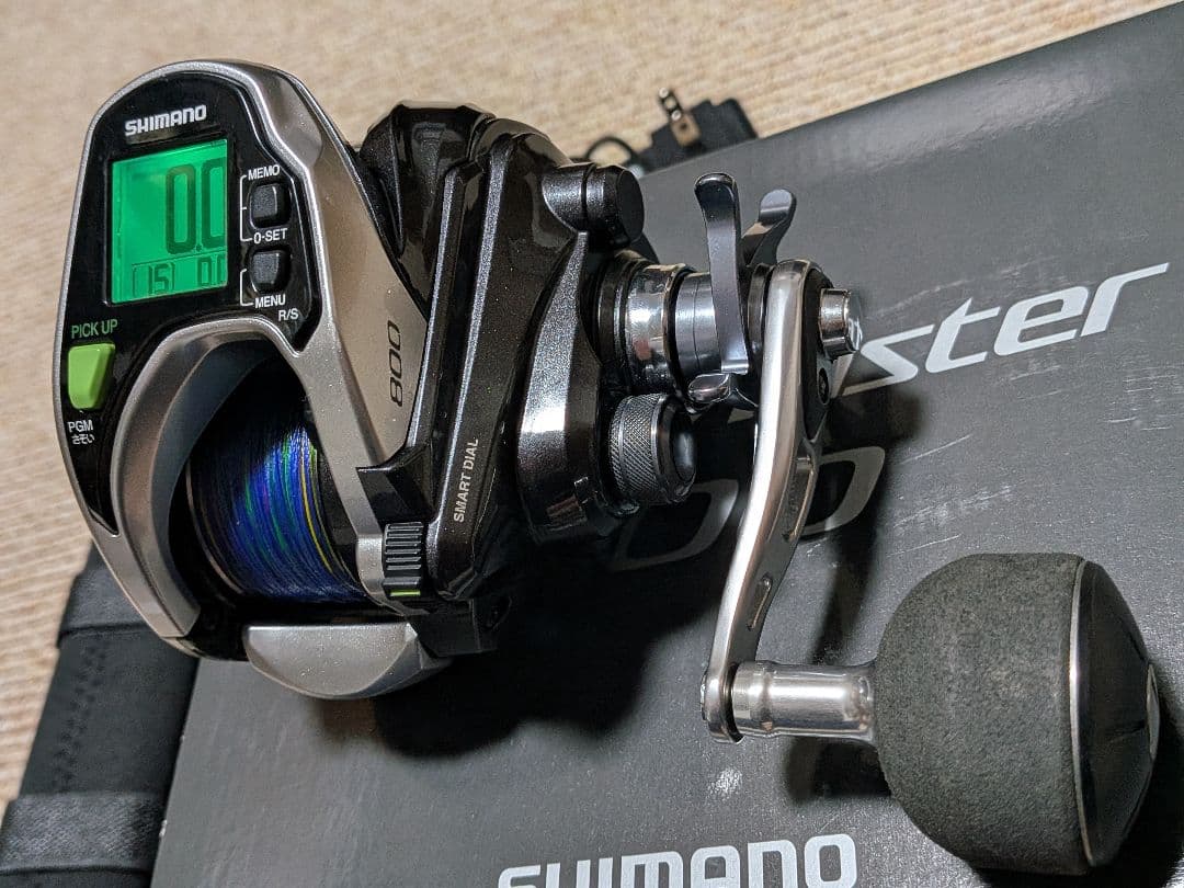 シマノ フォースマスター 800 オーバーホール済 新品PE3号・バッテリー付き