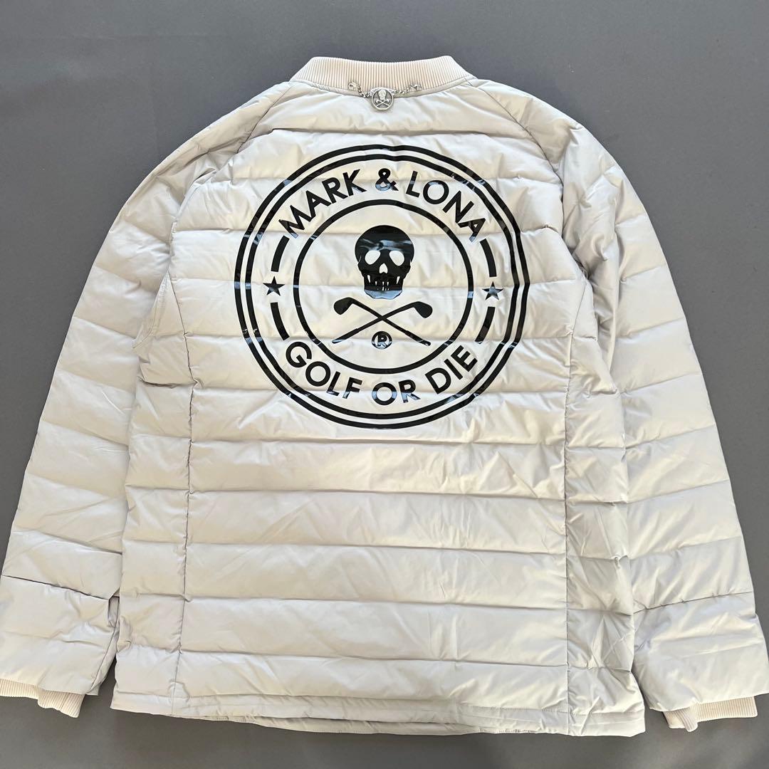 【新品】MARK&LONA マークアンドロナ　ダウンジャケット　プルオーバー　白