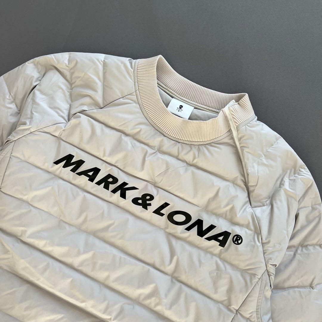【新品】MARK&LONA マークアンドロナ　ダウンジャケット　プルオーバー　白