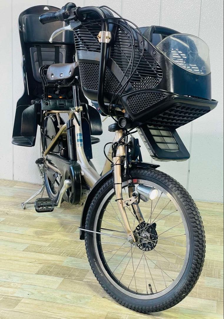 ★2653ブリヂストン8.9アンペア 20インチ子供乗せ電動アシスト自転車