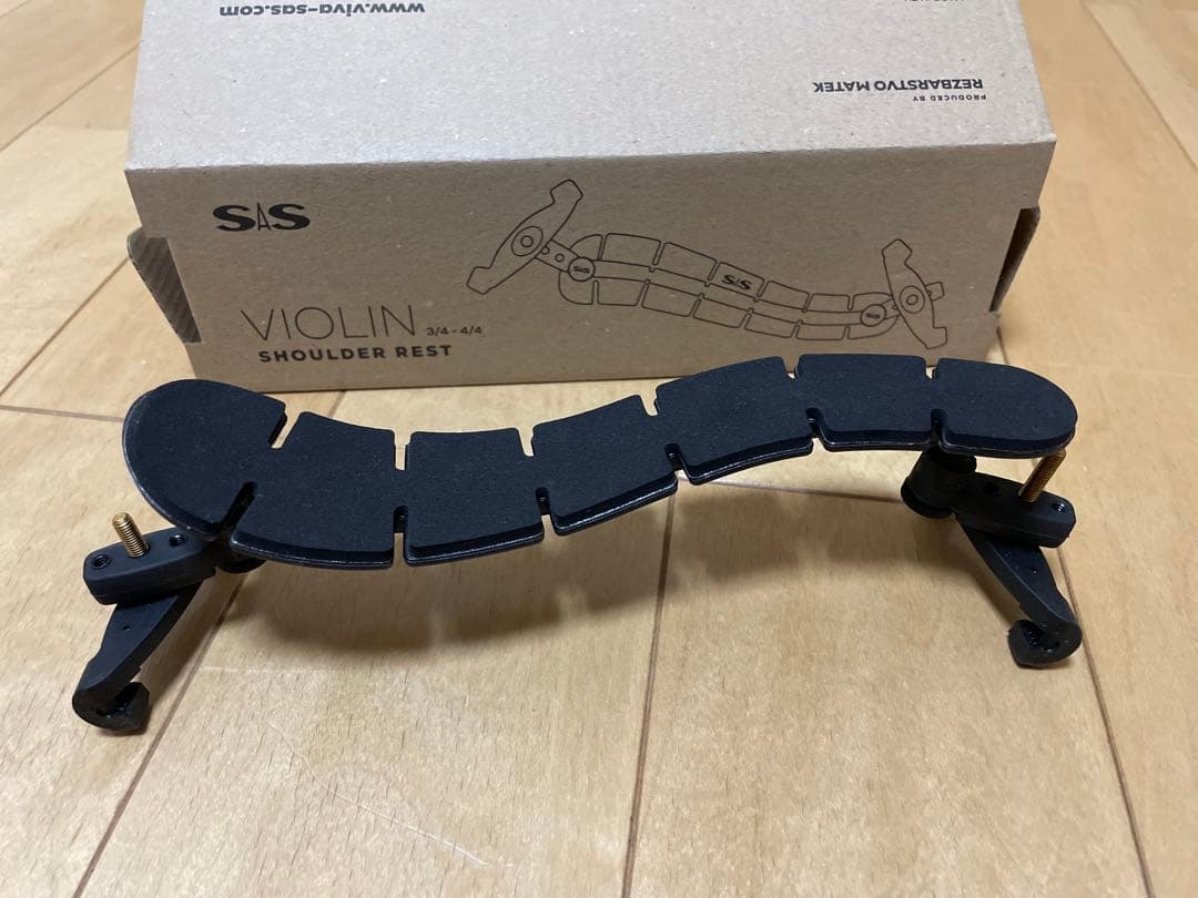 【未使用】SAS バイオリン ショルダー レスト 3/4-4/4