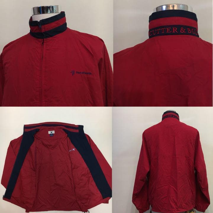 新品未使用 カッターアンドバック◆ゴルフ 撥水 ナイロン ジャケット パンツ M