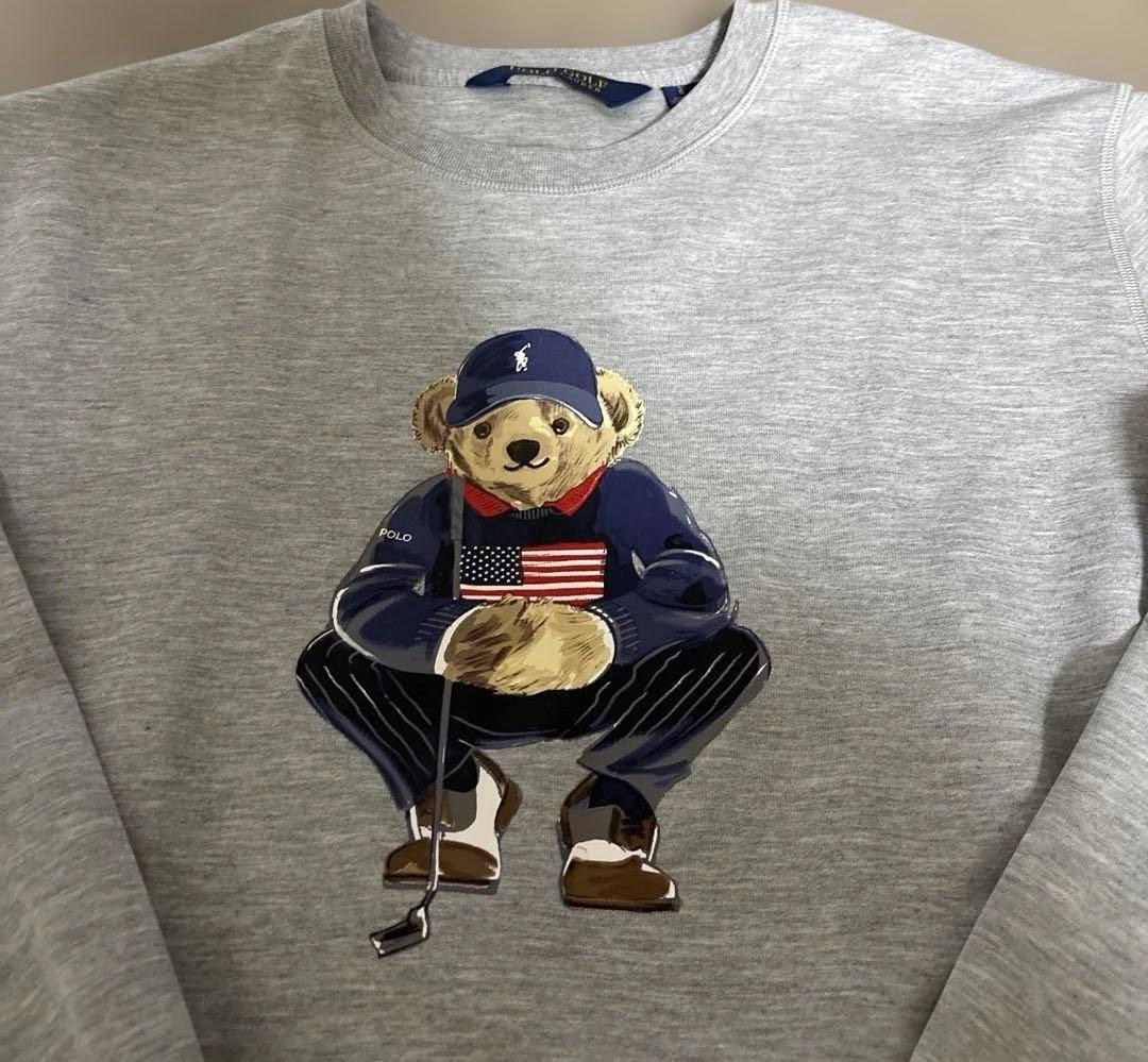 ラルフローレン ポロゴルフ ポロベア スウェット グレー L トレーナー