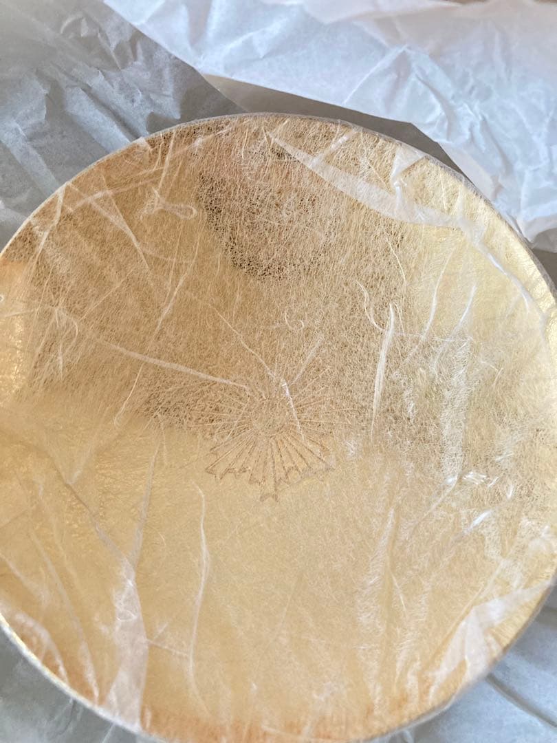 【桐箱入】金盃/金杯3個　純金の24KGP 永年勤続表彰記念　大阪府警察本部長