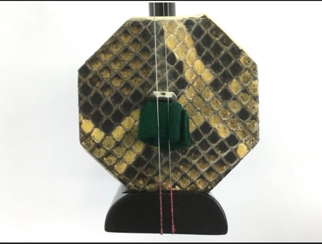 黒檀　北京二胡　八角①：良品　新品ソフトケース付き