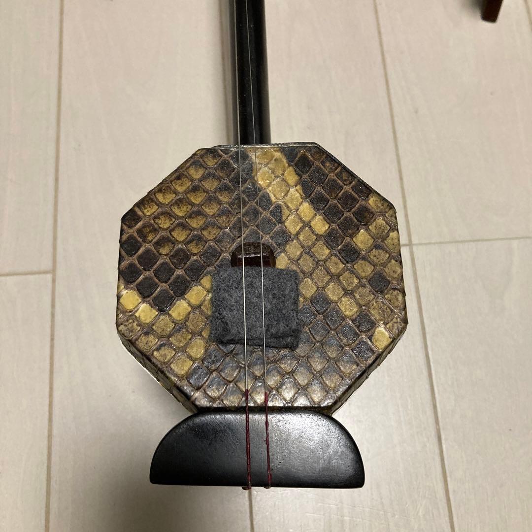 黒檀　北京二胡　八角①：良品　新品ソフトケース付き