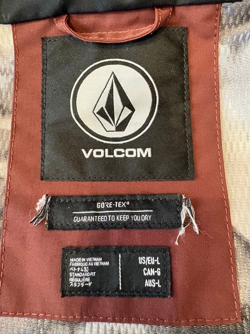 Volcom GORE-TEX スノーボードウェアセット L