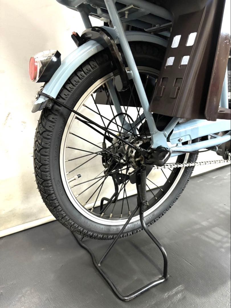 1年保証 送料無料　新型　パナソニック　20インチ　水色　電動アシスト自転車