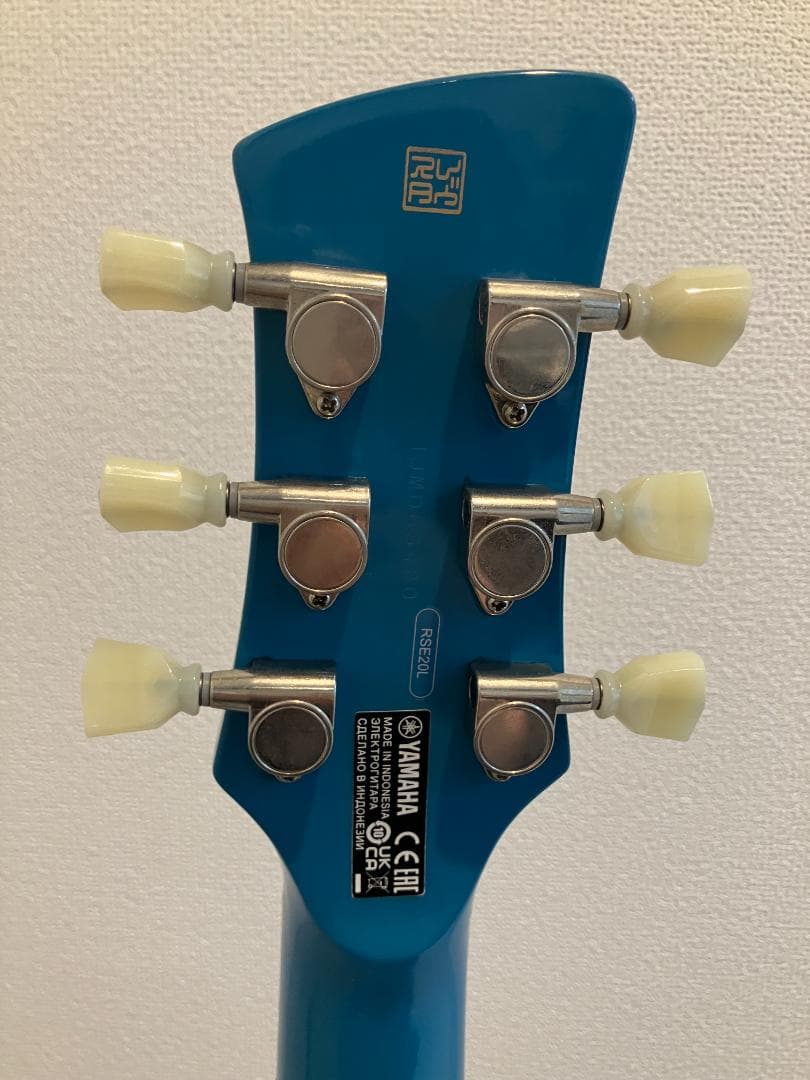エレキギター　Yamaha　REVSTAR 青　レフティ