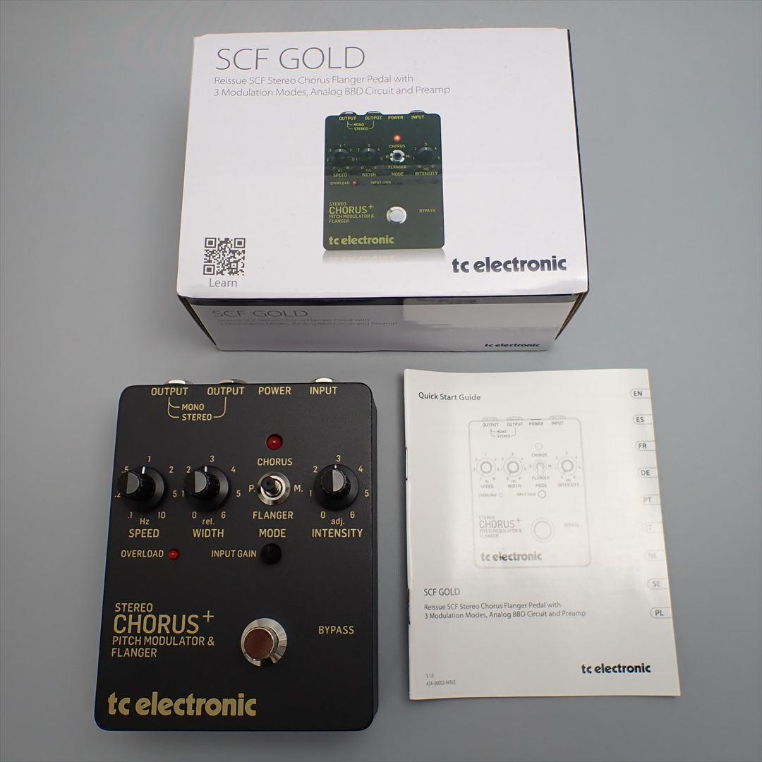 tc electronic SCF Gold ステレオ コーラス フランジャー