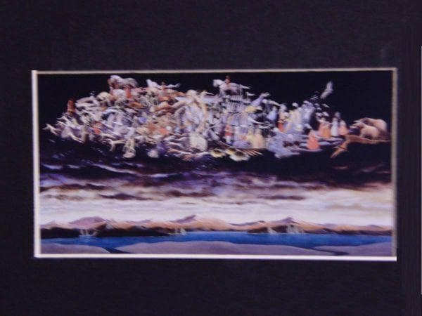 神田哲雄、『～NOA～』、希少画集より、状態良好、新品木製額・額装付