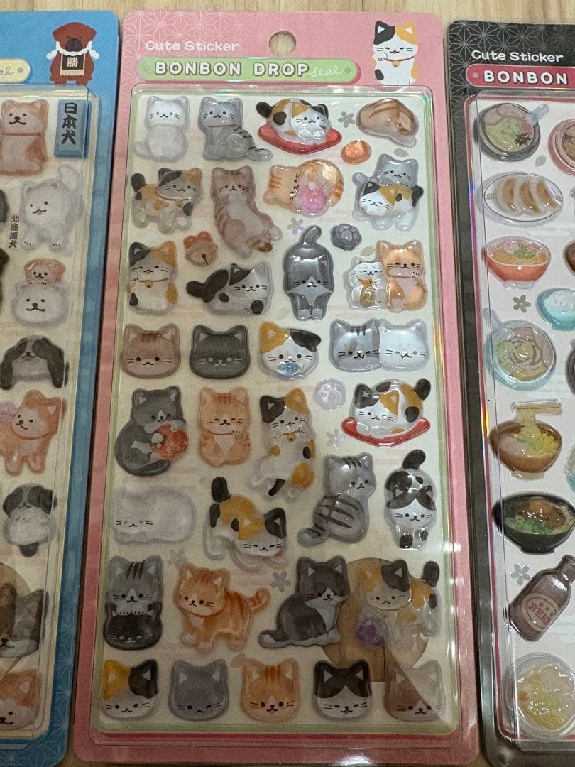 正規品 ボンボンドロップシール 和柄 新作 だるま たまごサンド ラーメン　等