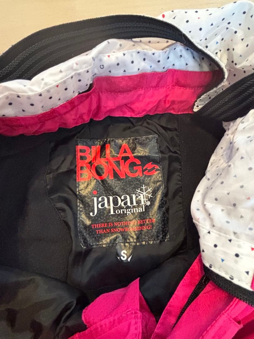 ROXY⭐︎BILLA BONG スノボウェア　上下セット　Sサイズ　スキーウェア