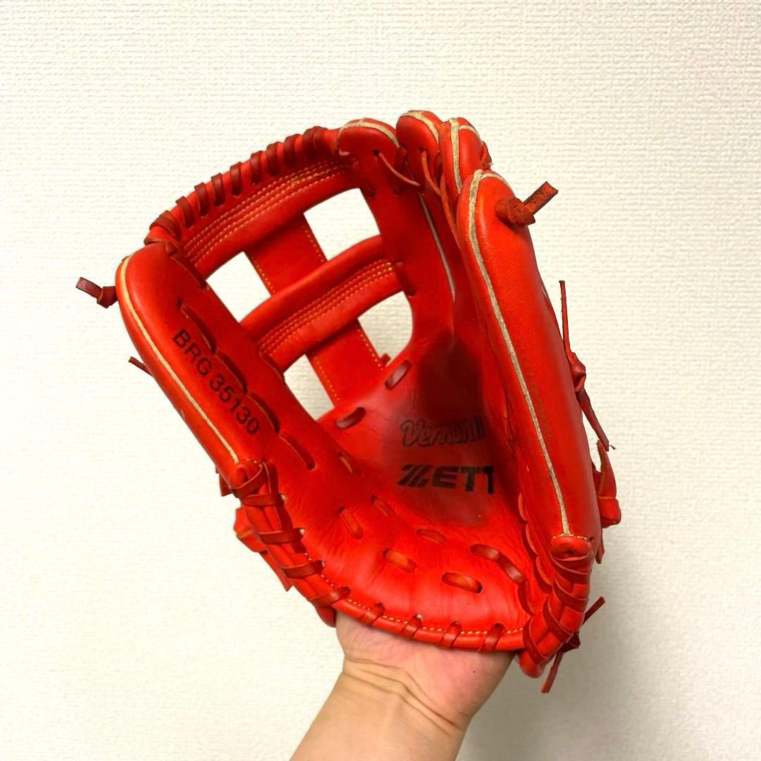 204 ZETT 極美品 即戦力 軟式 内野手用グローブ