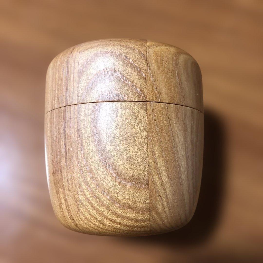 寄木細工 箱根細工 なつめ 棗 茶入れ 茶道具 茶道 無垢 茶筒 小物入れ