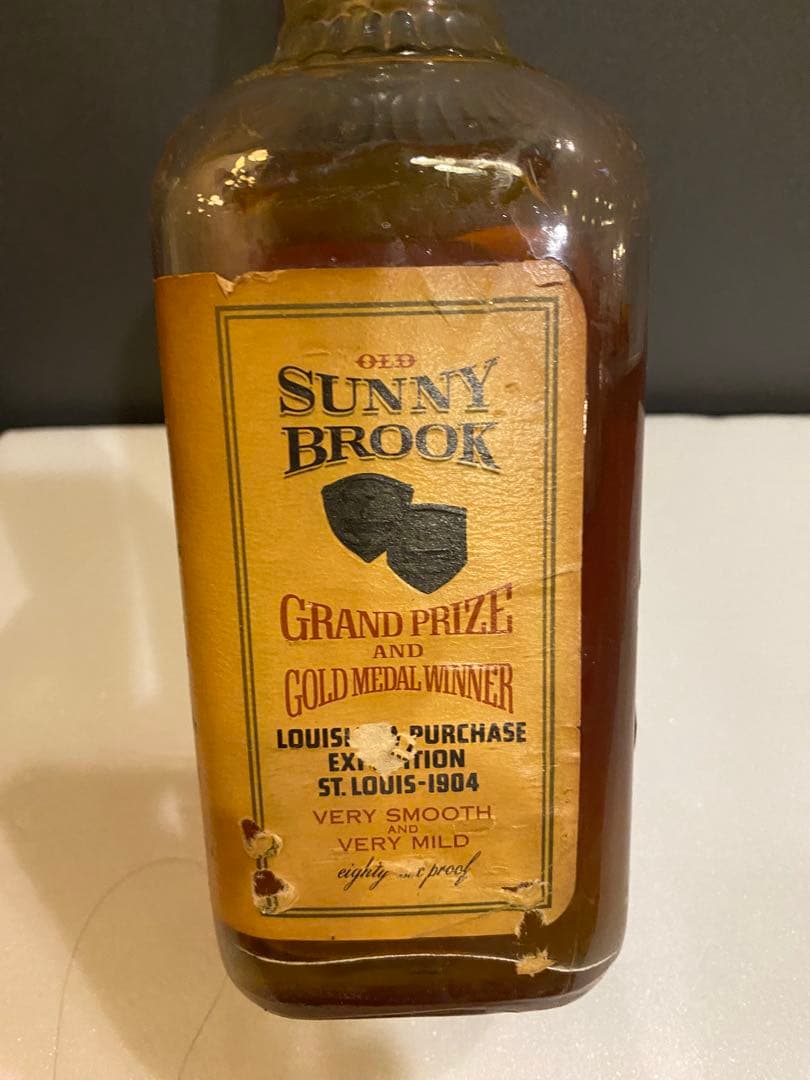 バーボン　SUNNY BROOK オールドボトル古酒バーボン ウイスキー