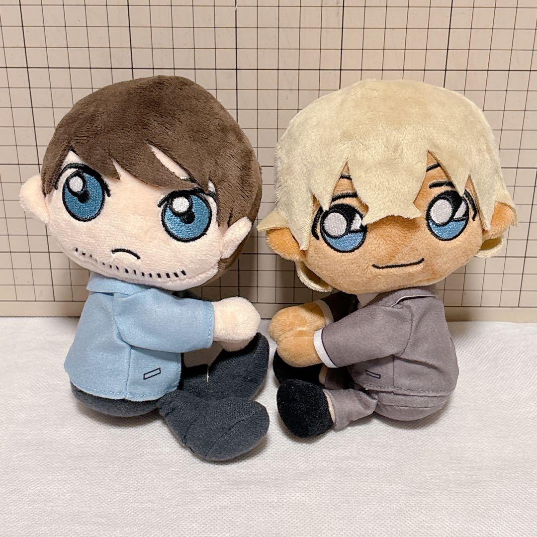 名探偵コナン　ぬいぐるみ8点　降谷零＆諸伏景光セット