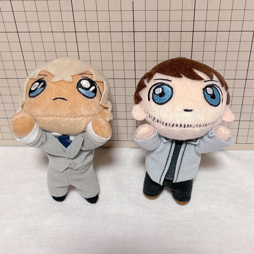 名探偵コナン　ぬいぐるみ8点　降谷零＆諸伏景光セット
