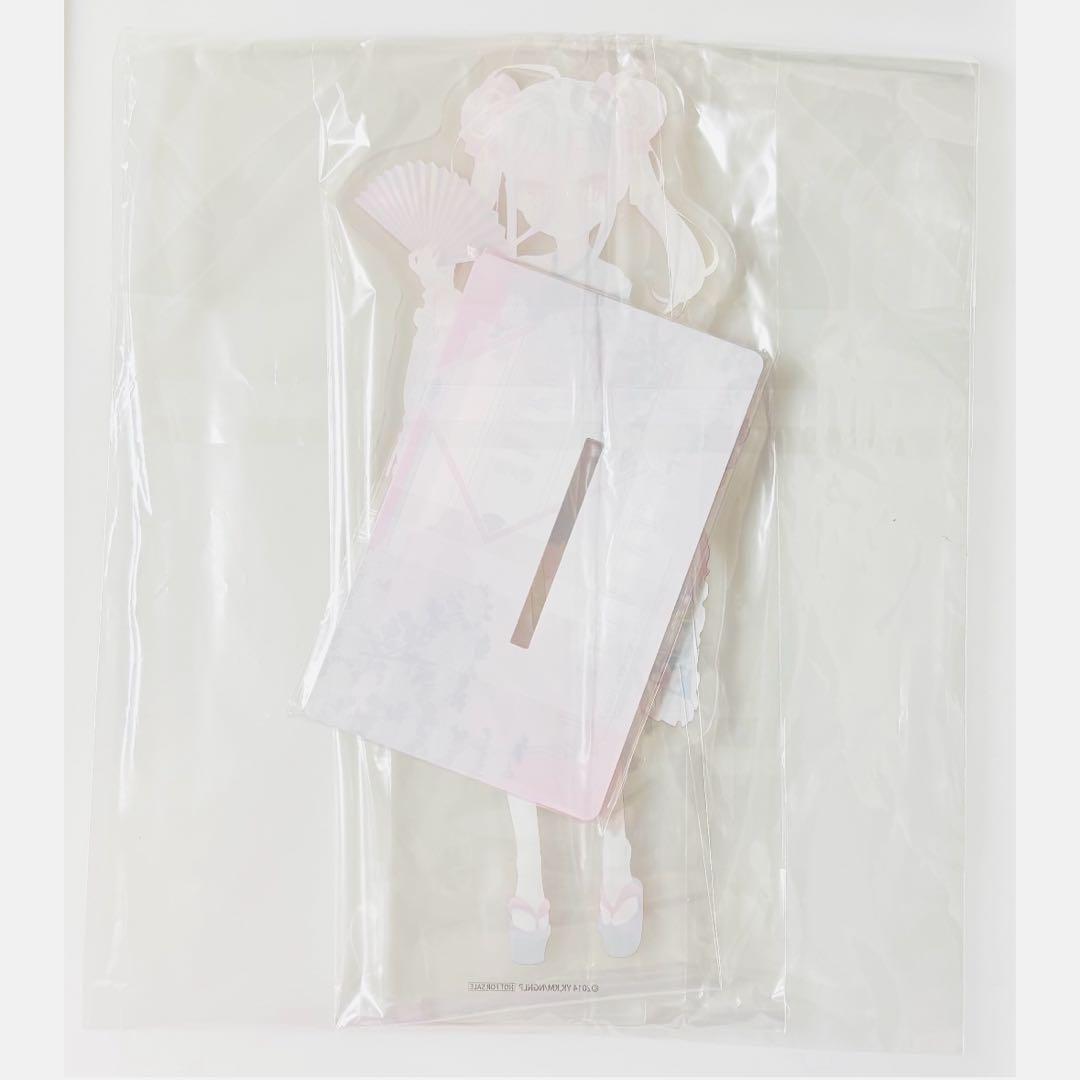 ノーゲーム・ノーライフ 抽選会 A賞 和服サイバー 白 特大アクリルフィギュア