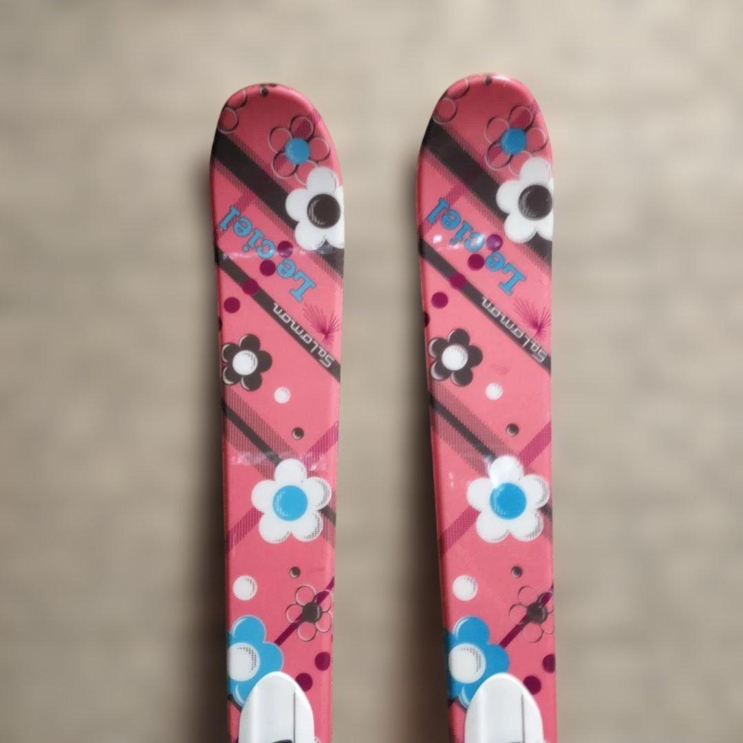 サロモン ジュニアスキー板 130cm Le ciel ビンディング付