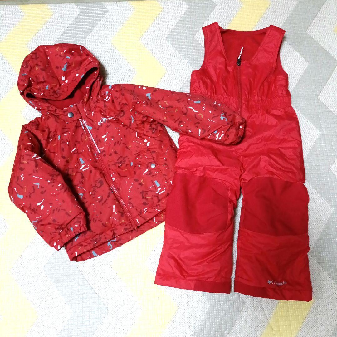 Columbia 子ども用ジャケットとオーバーオールセット　100サイズ