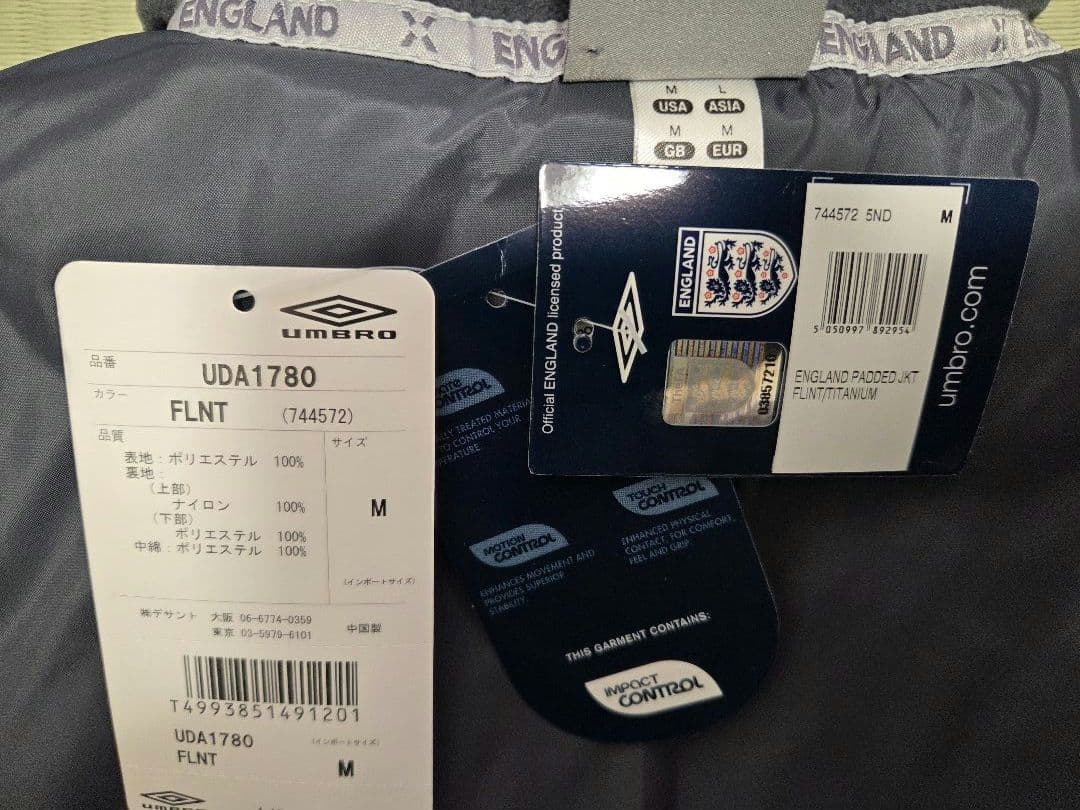 ２００７シーズン　 イングランド代表　ジャケット