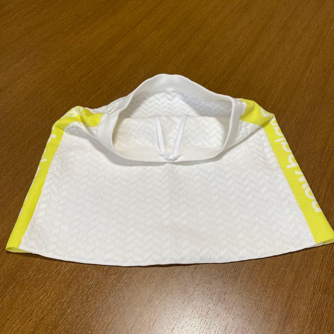 ニューバランス　ゴルフ　セットアップ　ニット　スカート　黄色　白　サイズＭ　美品
