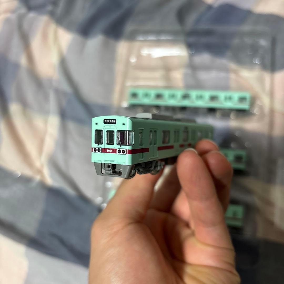 トミーテック　西鉄6050形　更新車　4両セット　N化済み