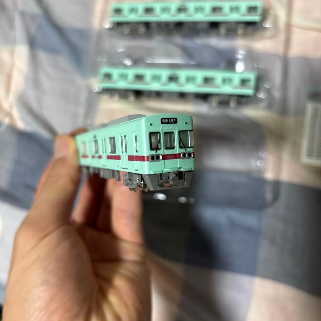 トミーテック　西鉄6050形　更新車　4両セット　N化済み