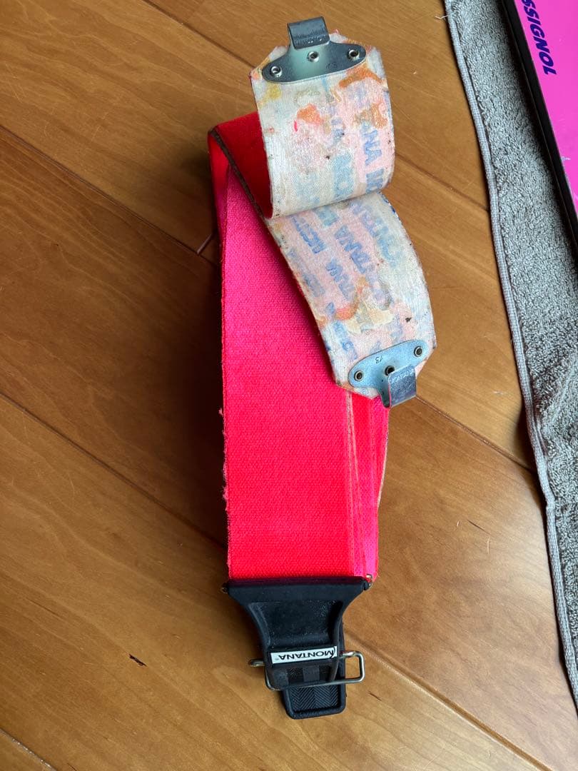 山スキー　ロシニョール/ネパール 180cm、シール、ストックリング付き