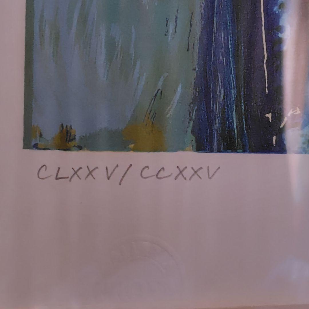 花の風景 版画トレンツリャド「パガデルの薔薇」