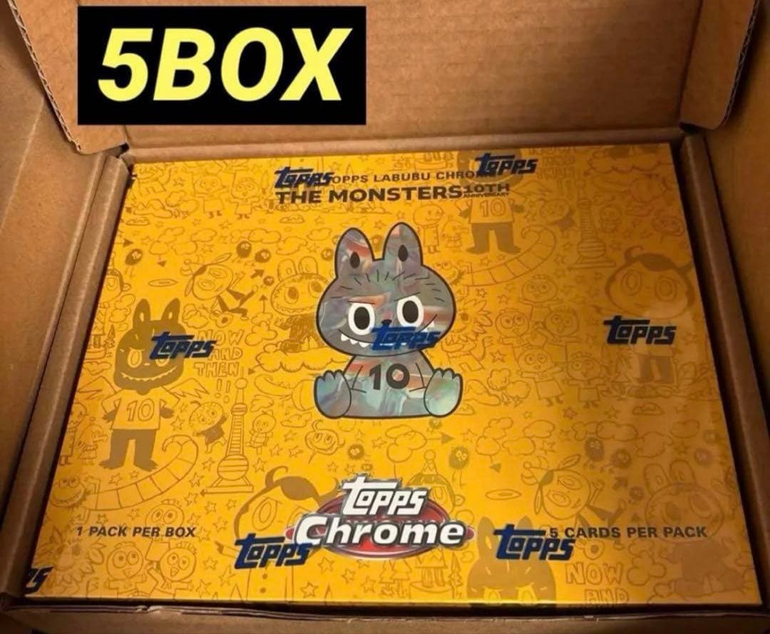【5box】TOPPS LABUBU BOX