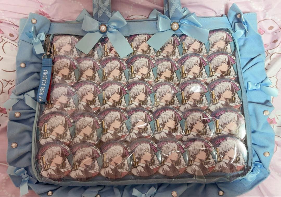 轟焦凍 原作 缶バッジ 痛バ a3 ザッカマート 5周年 フリル