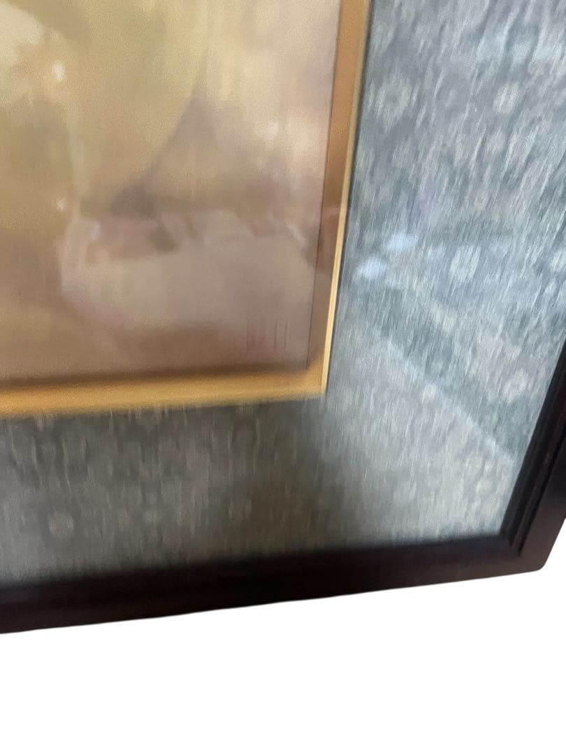 美品 　額入り　 奥村土牛筆「浄心」一字金輪像 仏画　検印あり