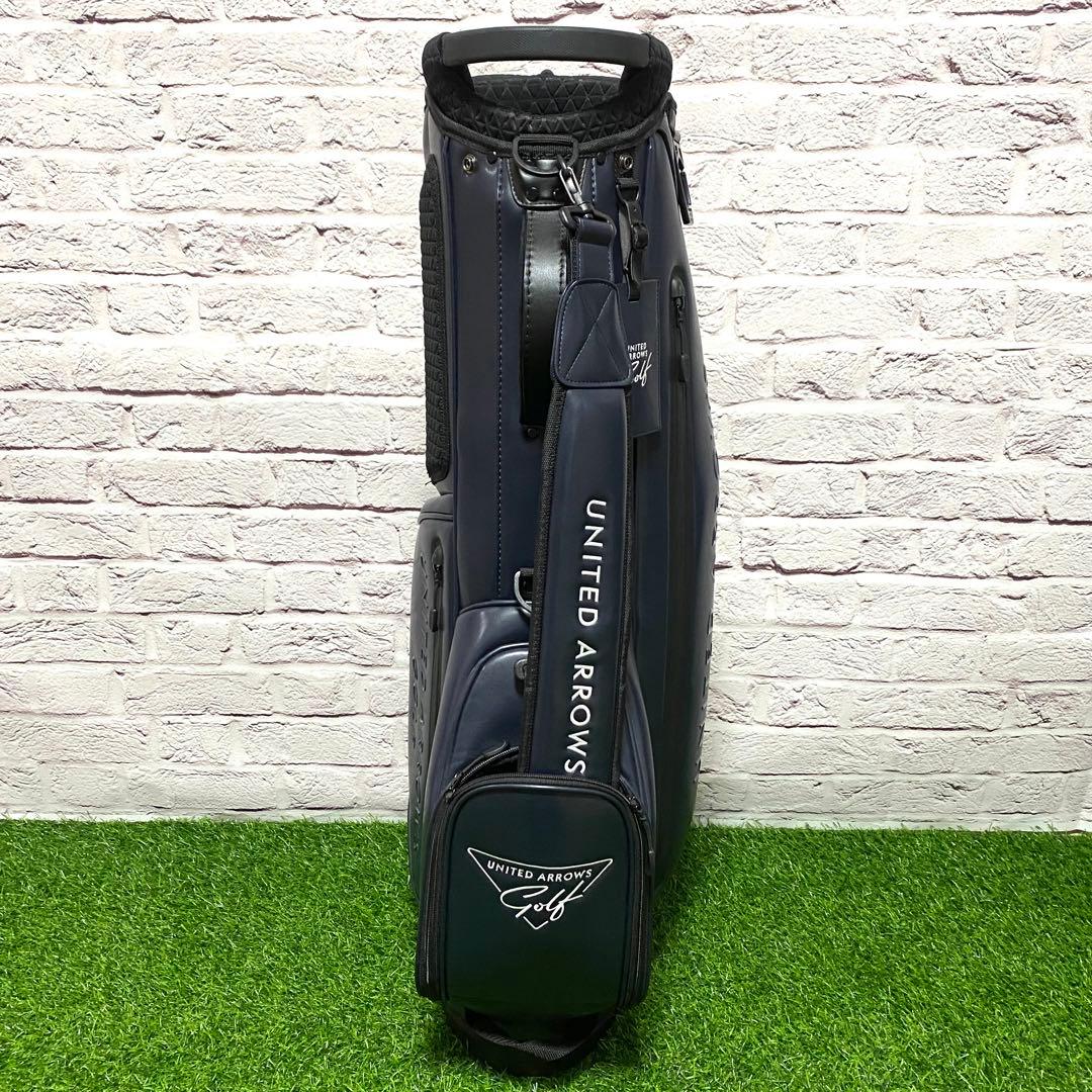ユナイテッドアローズ UNITED ARROWS キャディバッグ ネイビー