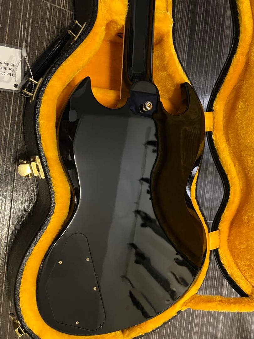 ギター gibson custom shop SG custom ebony