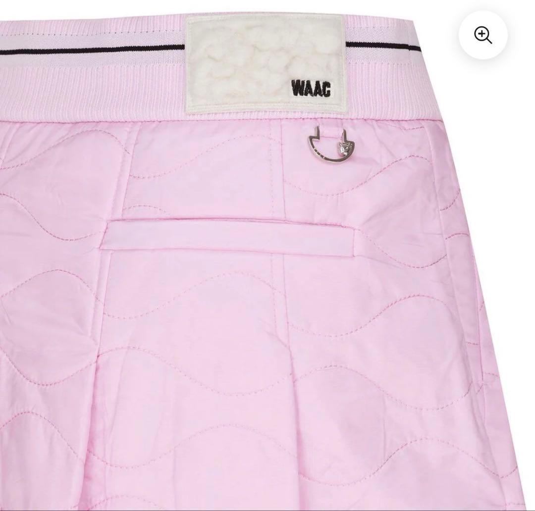 WAAC WOMEN パッド入り プリーツキュロットスカート ライトピンク