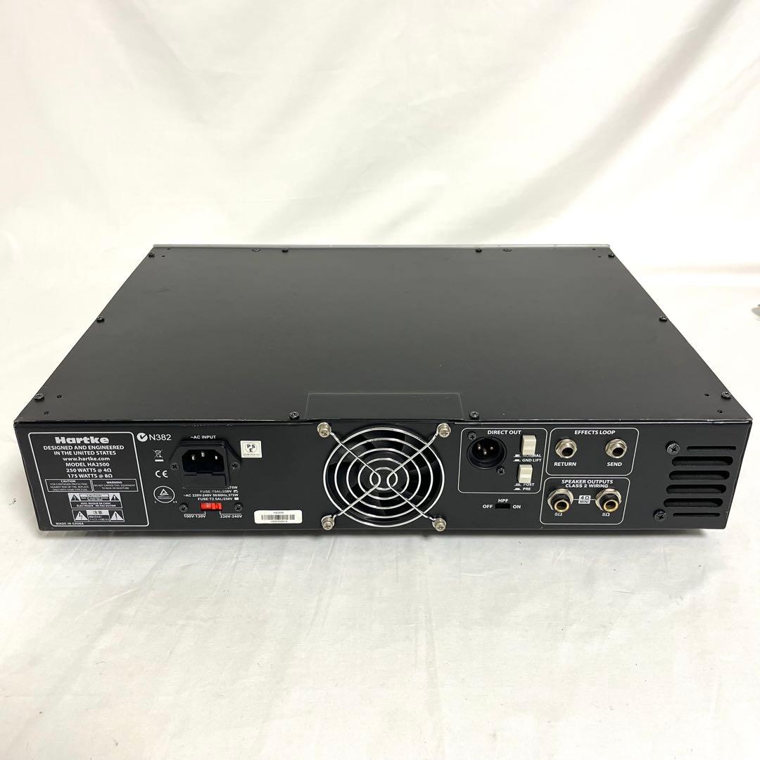 Hartke ベースアンプヘッド HA2500ハートキー グラフィックイコライザ